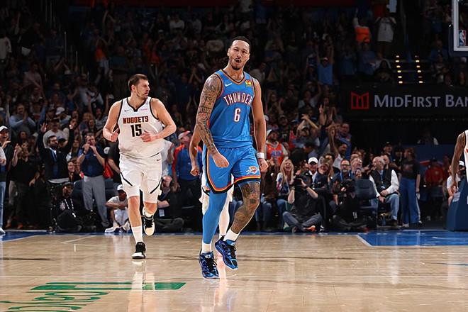 雷霆力克掘金豪取6连胜 威廉姆斯29+12成关键先生