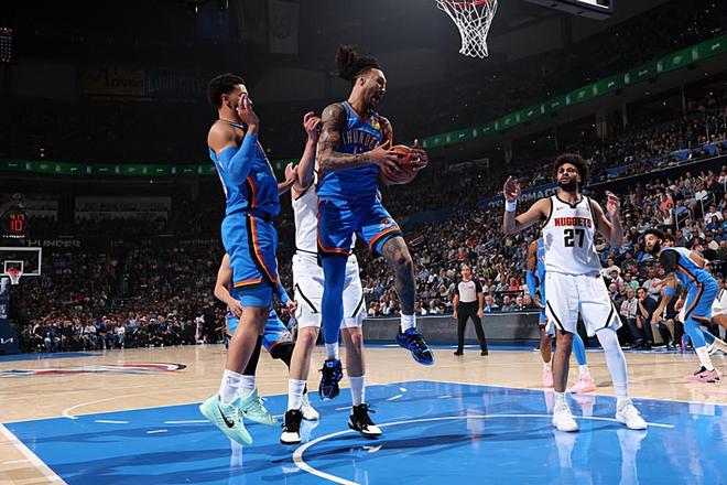 雷霆力克掘金豪取6连胜 威廉姆斯29+12成关键先生