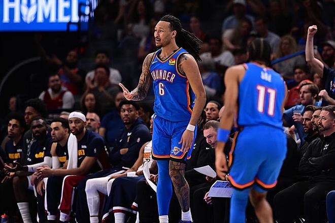 雷霆力克掘金豪取6连胜 威廉姆斯29+12成关键先生